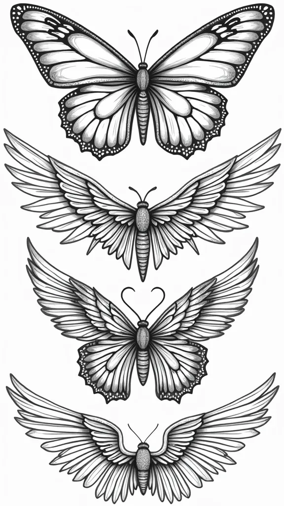 coloring pages wings